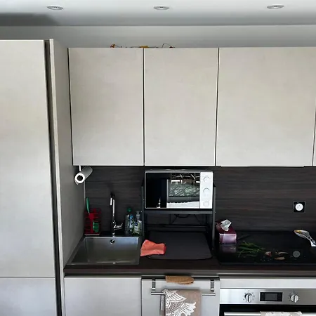 Dom wakacyjny 1-bedroom 50 M From The With Terrace Swimming Pool Ac Antibes